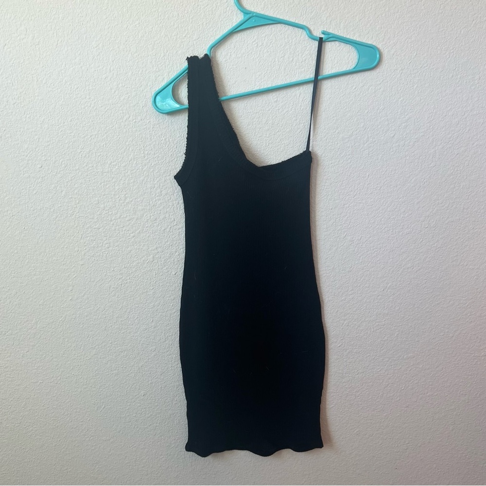 Urban outfitters One Shoulder Ribbed Tank Dress